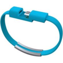 SHOT CASE Bracelet IPHONE USB 25cm (BLEU)