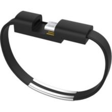 SHOT CASE Bracelet IPHONE USB 25cm (NOIR)