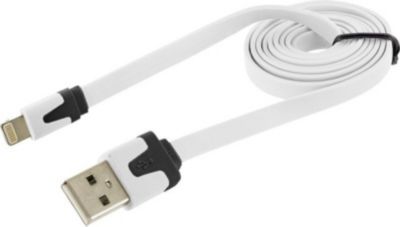 SHOT CASE Noodle 1m IPHONE USB (BLANC)