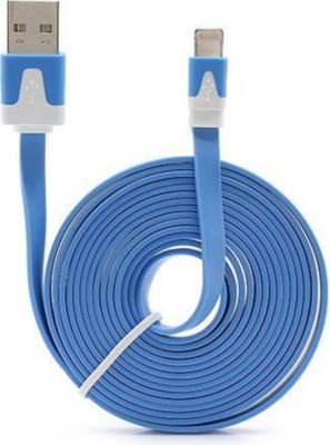 SHOT CASE Noodle 3m IPHONE 3 Metres IPHONE (BLEU)