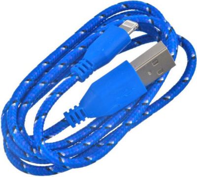  SHOT CASE Tresse 1m IPHONE USB Lacet Fil (BLEU) SHOT CASE Tresse 1m IPHONE USB Lacet Fil (BLEU)