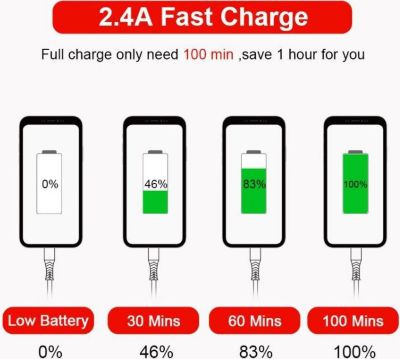 Chargeur USB C SHOT CASE Fast Charge Flexible Rapide (ROUGE)