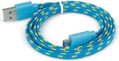 Chargeur USB C SHOT CASE Tresse 3m Reversible Tissu Tisse (BLEU) Chargeur USB C SHOT CASE Tresse 3m Reversible Tissu Tisse (BLEU)