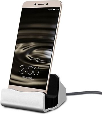 Station de chargement SHOT CASE Smartphone Type C Support (ARGENT) Station de chargement SHOT CASE Smartphone Type C Support (ARGENT)