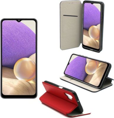Housse XEPTIO Samsung Galaxy A32 5G Etui rouge