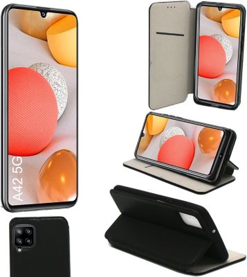 Housse XEPTIO Samsung Galaxy A12 Etui noir Housse XEPTIO Samsung Galaxy A12 Etui noir