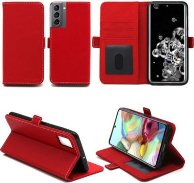 Housse XEPTIO Samsung Galaxy S21 PLUS 5G Etui rouge