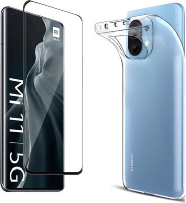 Protège écran XEPTIO Xiaomi Mi 11 5G tpu et full noir Protège écran XEPTIO Xiaomi Mi 11 5G tpu et full noir