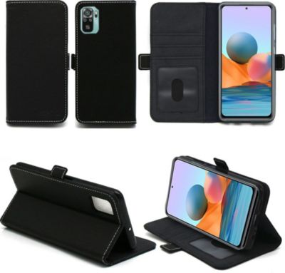 Housse XEPTIO Xiaomi Redmi Note 10 Etui noir Housse XEPTIO Xiaomi Redmi Note 10 Etui noir