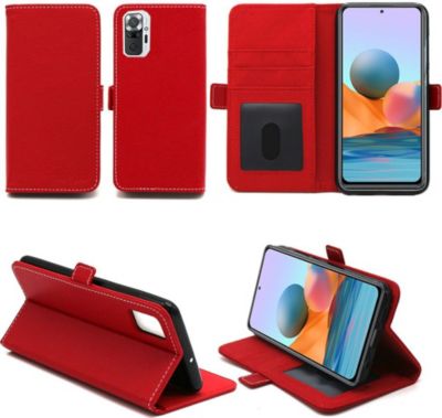Housse XEPTIO Xiaomi Redmi Note 10 Pro Etui rouge Housse XEPTIO Xiaomi Redmi Note 10 Pro Etui rouge