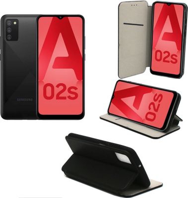 Housse XEPTIO Samsung Galaxy A02S Etui noir Housse XEPTIO Samsung Galaxy A02S Etui noir