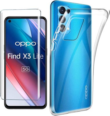 Protège écran XEPTIO OPPO Find X3 LITE 5G gel tpu et vitre Protège écran XEPTIO OPPO Find X3 LITE 5G gel tpu et vitre