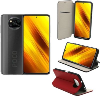 Housse XEPTIO Xiaomi Poco X3 PRO Etui rouge
