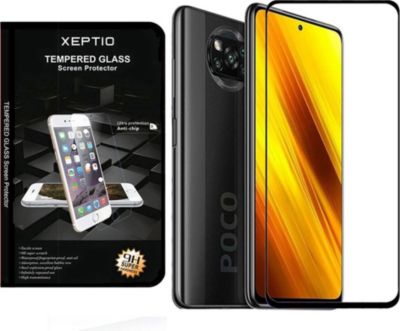 Protège écran XEPTIO Xiaomi Poco X3 PRO vitre noir