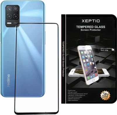 Protège écran XEPTIO Oppo Realme 8 4G vitre noir Protège écran XEPTIO Oppo Realme 8 4G vitre noir