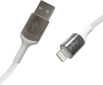  GREEN_E Cable Ecoconçu Lightning/USB 1,2m BLANC GREEN_E Cable Ecoconçu Lightning/USB 1,2m BLANC