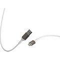GREEN_E Cable Ecoconçu Lightning/USB 2,5m BLANC