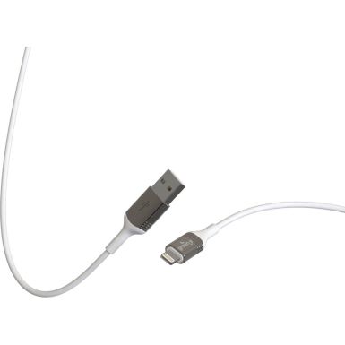 GREEN_E Cable Ecoconçu Lightning/USB 2,5m BLANC