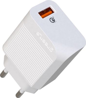 Chargeur secteur GREEN_E Chargeur Ecoconçu Fast Charge USB 3.0 Chargeur secteur GREEN_E Chargeur Ecoconçu Fast Charge USB 3.0