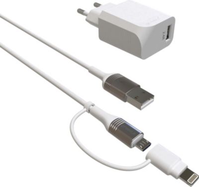 Chargeur secteur GREEN_E Kit de Charge Ecoconçu USB-C/Lightning Chargeur secteur GREEN_E Kit de Charge Ecoconçu USB-C/Lightning