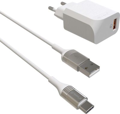 Chargeur secteur GREEN_E Kit Fast Charge Ecoconçu USB-C/USB Chargeur secteur GREEN_E Kit Fast Charge Ecoconçu USB-C/USB