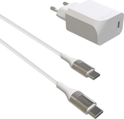 Chargeur secteur GREEN_E Kit Fast Charge Ecoconçu USB-C/USB-C