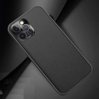 Coque SHOT CASE Simili Cuir IPHONE 12 Pro Fine NOIR Coque SHOT CASE Simili Cuir IPHONE 12 Pro Fine NOIR