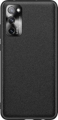 Coque SHOT CASE Simili Cuir SAMSUNG Galaxy S21 Fine NOIR