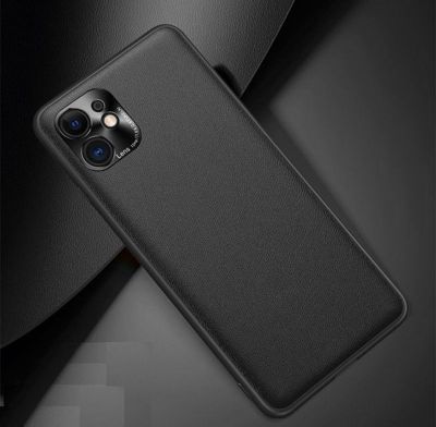 Coque SHOT CASE Simili Cuir HUAWEI P50 Pro Fine NOIR