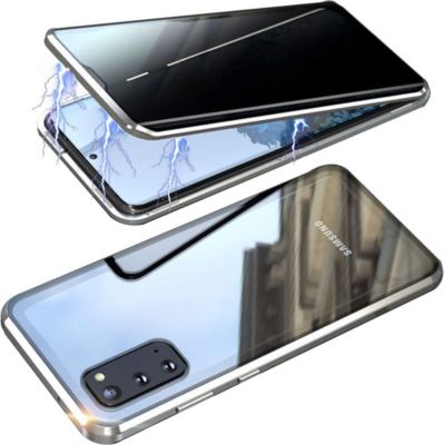 Coque intégrale SHOT CASE Verre Trempe SAMSUNG Galaxy A02S BLANC