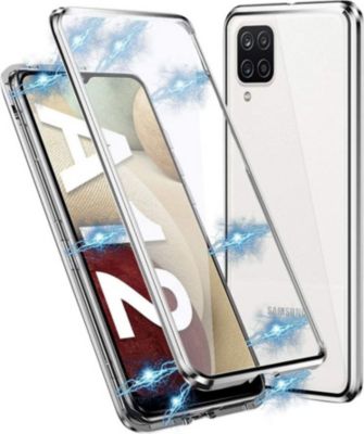 Coque intégrale SHOT CASE Verre Trempe SAMSUNG Galaxy A12 BLANC Coque intégrale SHOT CASE Verre Trempe SAMSUNG Galaxy A12 BLANC