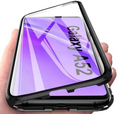 Coque intégrale SHOT CASE Verre Trempe SAMSUNG Galaxy A52 NOIR Coque intégrale SHOT CASE Verre Trempe SAMSUNG Galaxy A52 NOIR