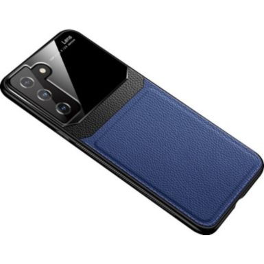 Coque SHOT CASE Effet Cuir SAMSUNG Galaxy S21 BLEU