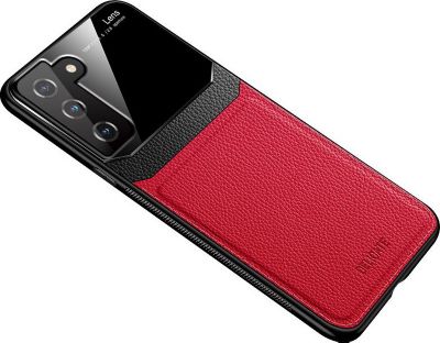 Coque SHOT CASE Effet Cuir SAMSUNG Galaxy S21 ROUGE Coque SHOT CASE Effet Cuir SAMSUNG Galaxy S21 ROUGE