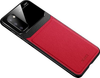 Coque SHOT CASE Effet Cuir SAMSUNG Galaxy S20 FE ROUGE