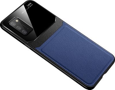 Coque SHOT CASE Effet Cuir SAMSUNG Galaxy A02S BLEU