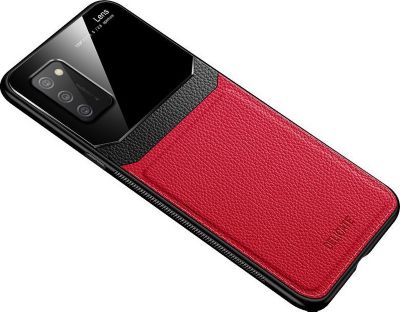 Coque SHOT CASE Effet Cuir SAMSUNG Galaxy A02S ROUGE