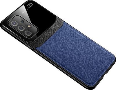 Coque SHOT CASE Effet Cuir SAMSUNG Galaxy A72 BLEU