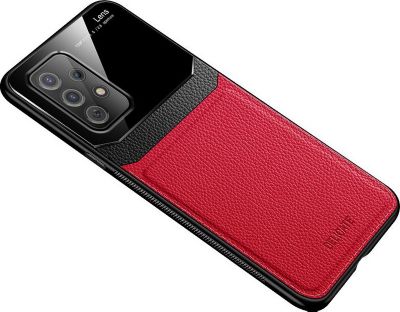 Coque SHOT CASE Effet Cuir SAMSUNG Galaxy A72 ROUGE Coque SHOT CASE Effet Cuir SAMSUNG Galaxy A72 ROUGE