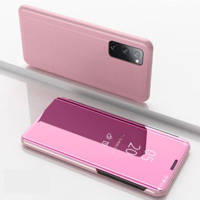 Coque intégrale SHOT CASE Clapet Miroir SAMSUNG Galaxy S20 FE ROSE