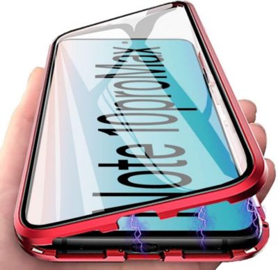 Coque intégrale SHOT CASE Verre XIAOMI Redmi Note 10Pro Max ROUGE Coque intégrale SHOT CASE Verre XIAOMI Redmi Note 10Pro Max ROUGE