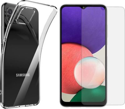 Protège écran XEPTIO Samsung Galaxy A22 5G gel tpu et vitre Protège écran XEPTIO Samsung Galaxy A22 5G gel tpu et vitre