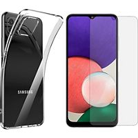 Mobigear Premium - Samsung Galaxy A22 5G Verre trempé Protection d'écran -  Compatible Coque - Noir (Lot de 3) 8-613142-2 