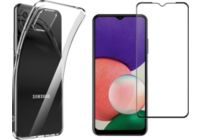 Protège écran XEPTIO Samsung Galaxy A22 5G tpu et full noir