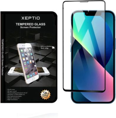 Protège écran XEPTIO Apple iPhone 13 5G vitre noir