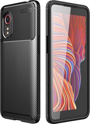 Coque XEPTIO Samsung Galaxy Xcover 5 carbone noir Coque XEPTIO Samsung Galaxy Xcover 5 carbone noir
