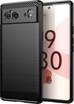 Coque XEPTIO Google Pixel 6 5G carbone noir Coque XEPTIO Google Pixel 6 5G carbone noir