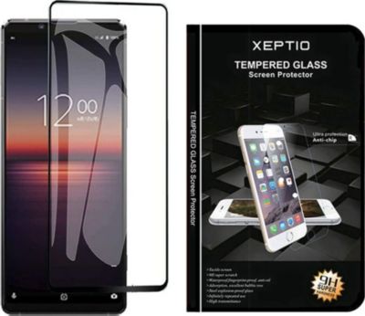 Protège écran XEPTIO Sony Xperia 1 III 5G vitre noir