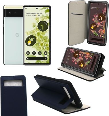 Housse XEPTIO Google Pixel 6 5G Etui bleu