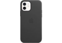 Coque APPLE iPhone 12 | 12 Pro cuir MagSafe - Noir